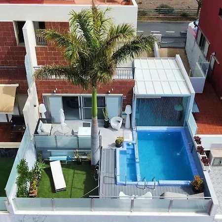 Semesterbostad Con Piscina Privada Palmeras *